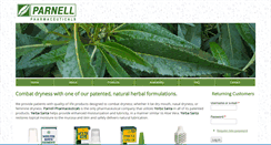 Desktop Screenshot of parnellpharm.com